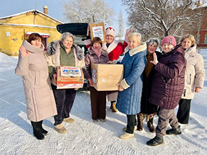 Областной штаб КСВО поздравил пациентов Оренбургского военного госпиталя с Новым годом            