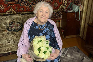 103 года исполнилось участнице Великой Отечественной войны, жительнице Твери Зое Андреевой 103 года исполнилось участнице Великой Отечественной войны, жительнице Твери Зое Андреевой