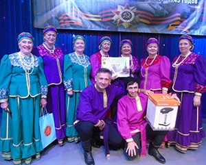 Ветераны из Можайска исполнили песни и поучаствовали в ярмарке на областном творческом марафоне