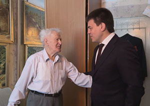 Столетний юбилей отпраздновал ветеран из Красноярска        